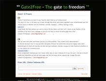Tablet Screenshot of gate2free.com